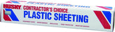 Poly-America CF1020C Painter's Sheeting, 100 ft L, 20 ft W, Clear